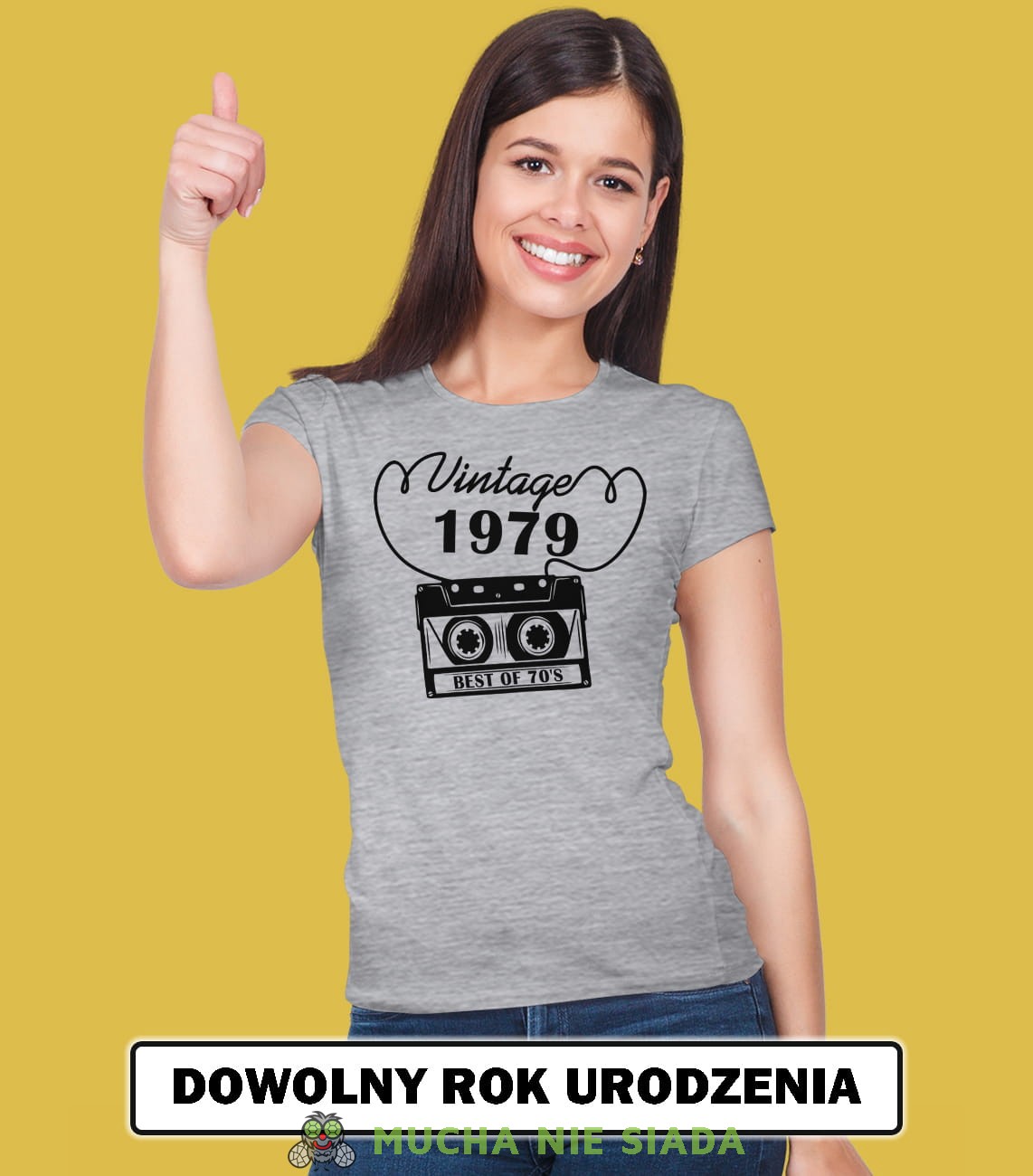 Damska Koszulka Urodzinowa - Vintage Kaseta magnetofonowa