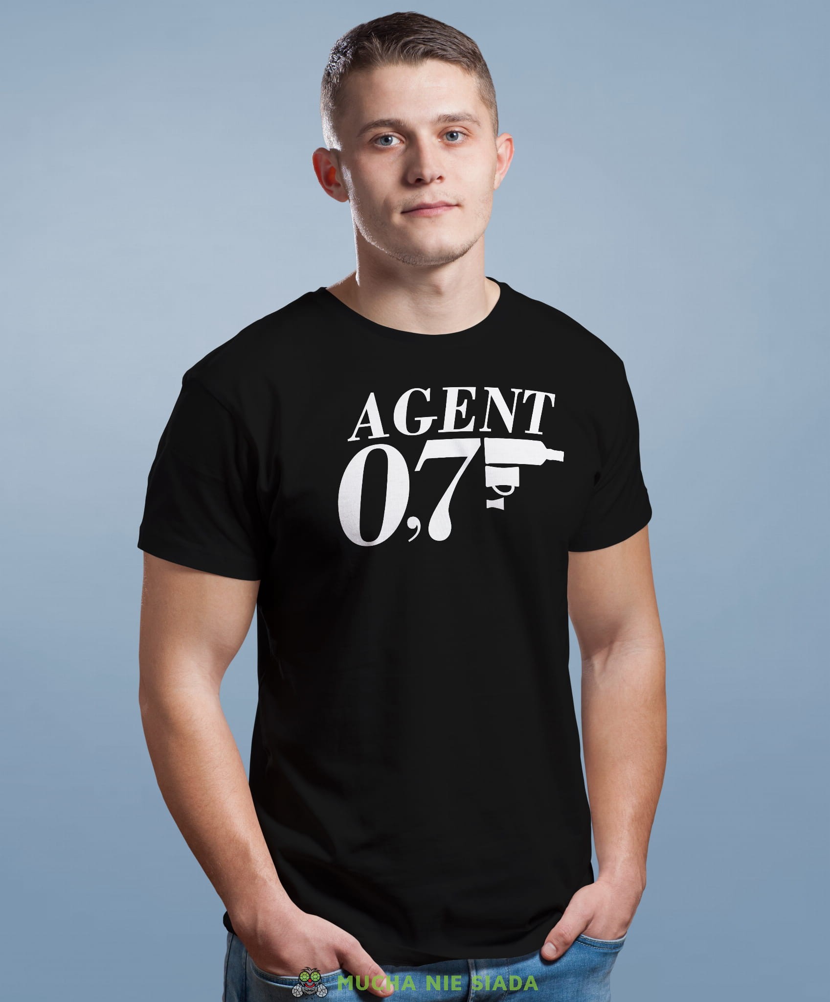 Męska Koszulka - Agent 0,7