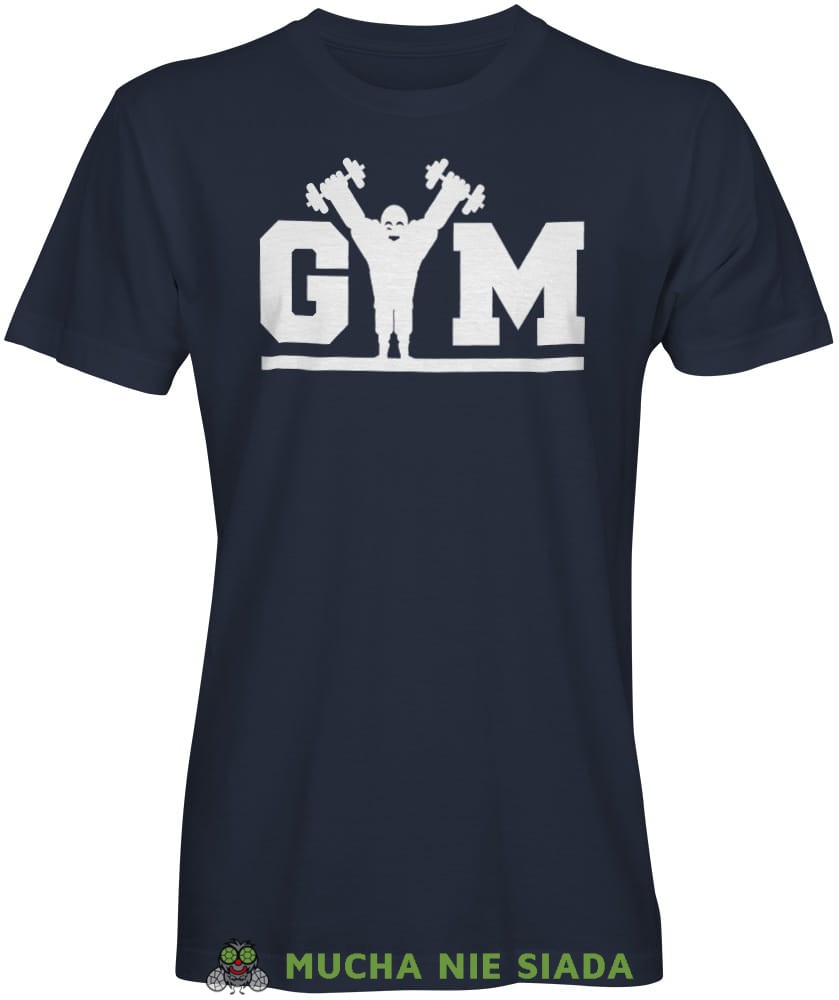 Gym, siłacz, graatowa męska koszulka na siłownię koszulka sportowa, crossfit, na siłownię.jpg