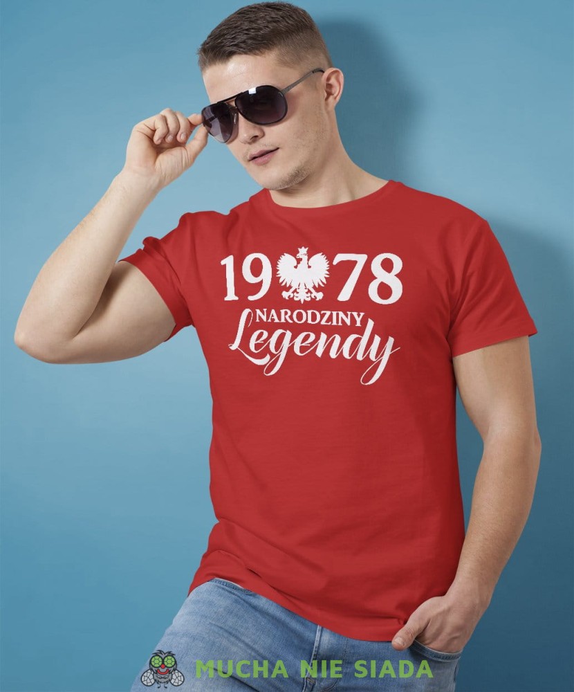 Narodziny legendy Orzeł Polski Koszulka Urodzinowa czerwona