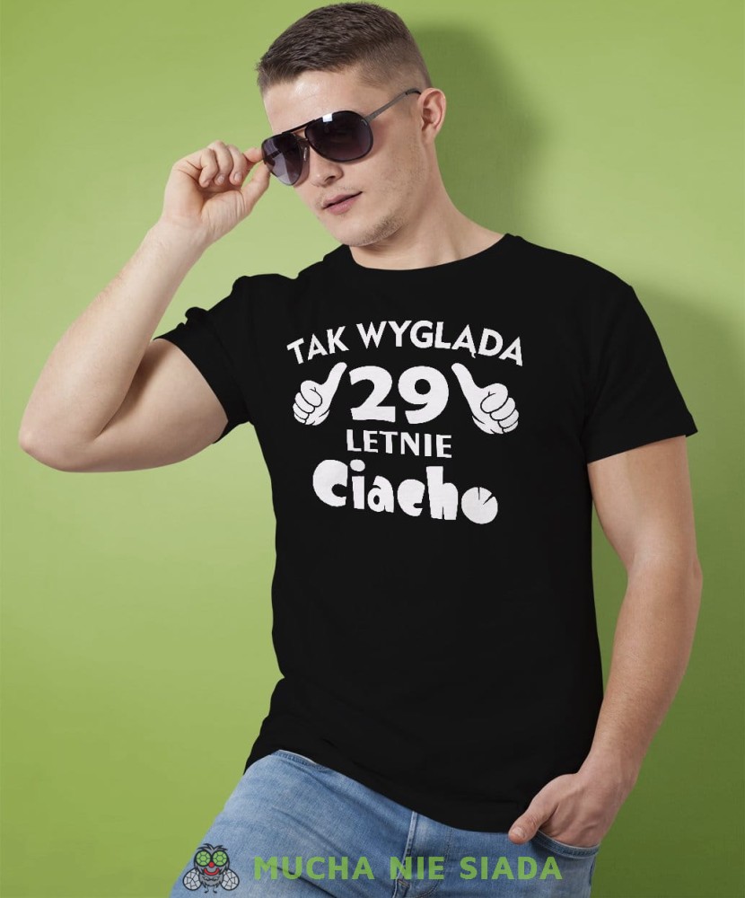 Tak wygląda ciacho Koszulka urodzinowa czarna