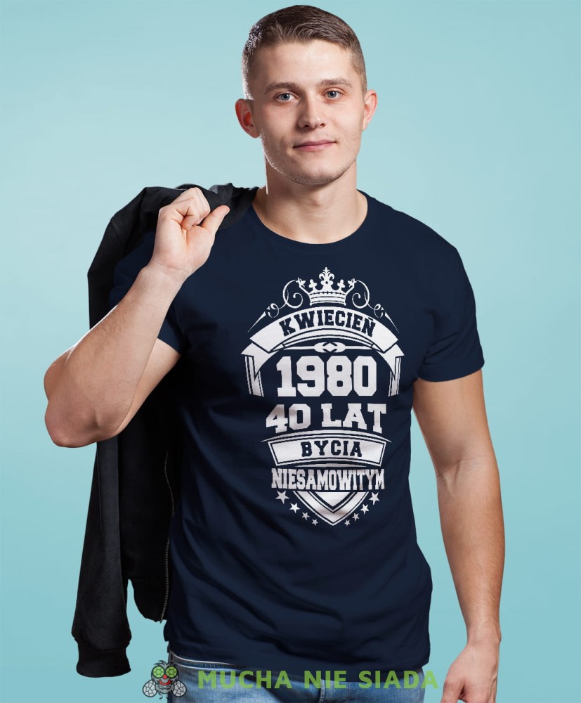 20; 30; 40; 50; 60; 70; 80 lat bycia niesamowitym granatowa męska koszulka urodzinowa na urodziny.jpg