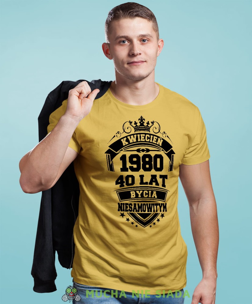 20; 30; 40; 50; 60; 70; 80 lat bycia niesamowitym żółta męska koszulka urodzinowa na urodziny.jpg