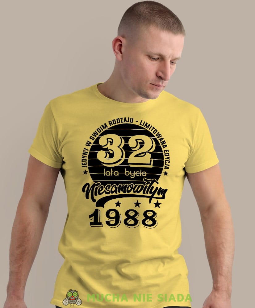 jedyny w swoim rodzaju - limitowana edycja, żółta męska koszulka urodzinowa, na urodziny, na prezent, fajna koszulka, dla chłopaka, dla mężajpg-min.jpg