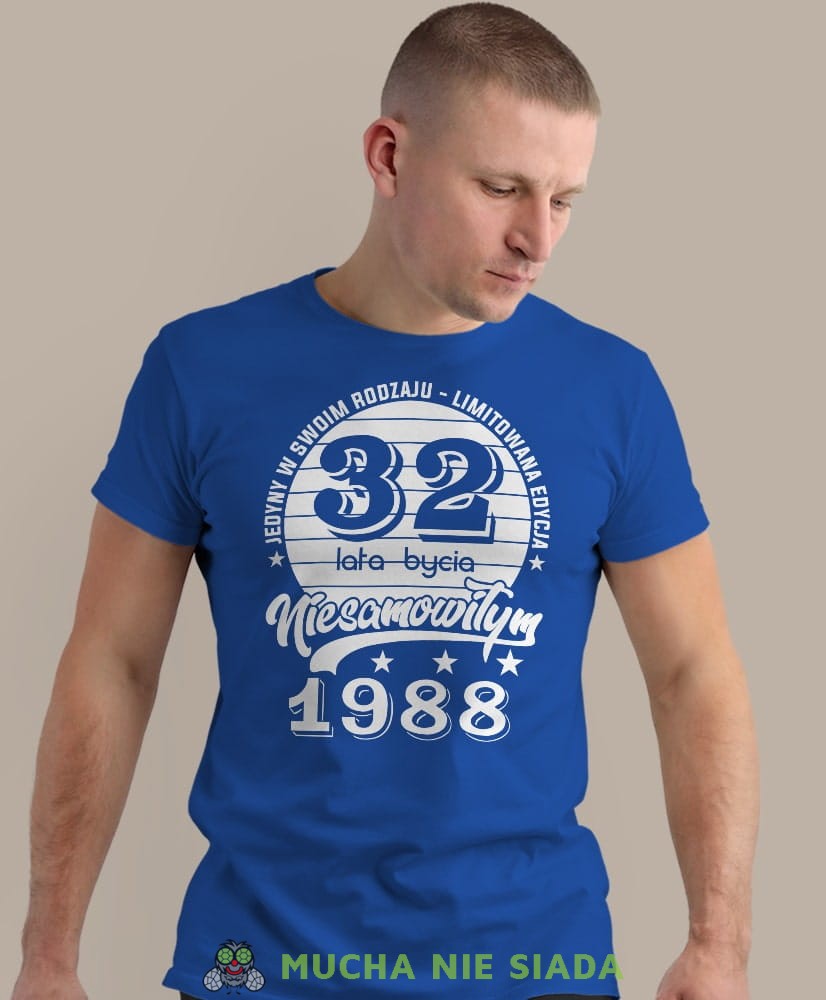 jedyny w swoim rodzaju - limitowana edycja, niebieska męska koszulka urodzinowa, na urodziny, na prezent, fajna koszulka, dla chłopaka, dla mężajpg-min.jpg
