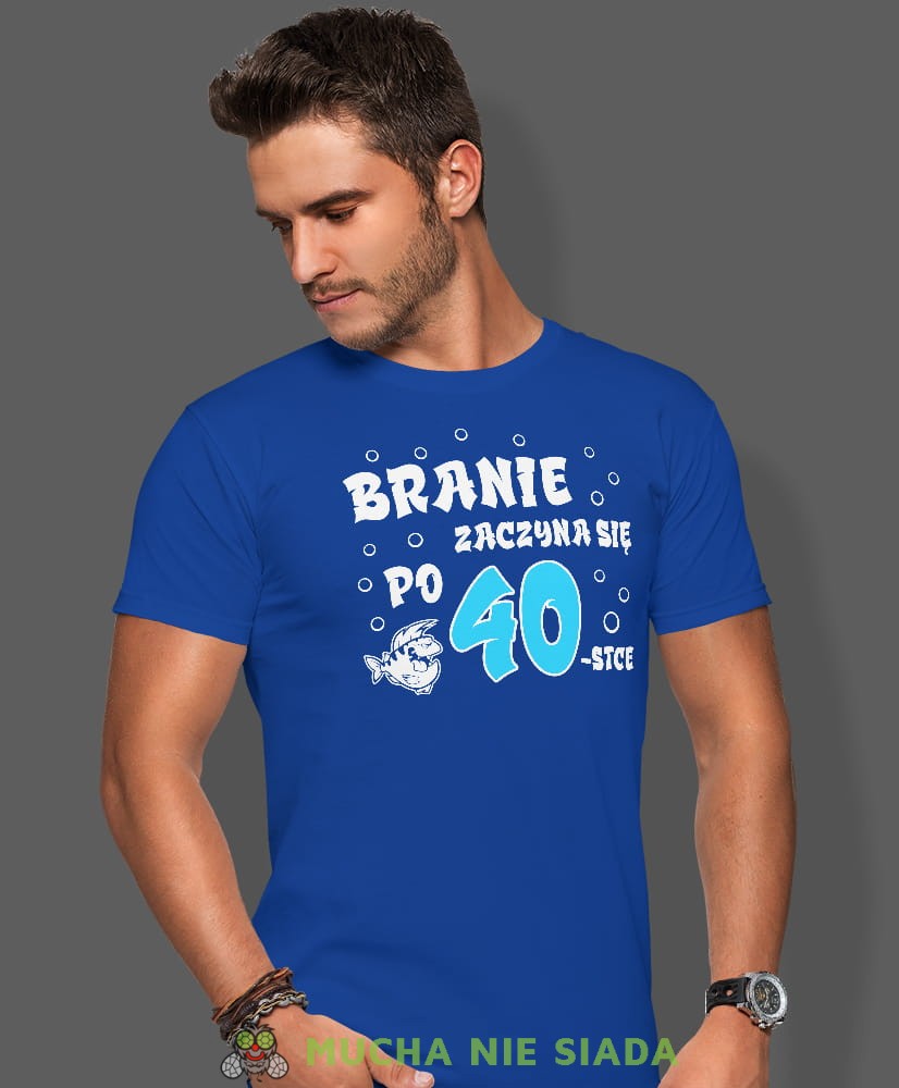branie zaczyna sie po 20, 30, 40 ,50 ,60, niebieska męska koszulka urodzinowa, na urodziny, na prezent, fajna koszulka, dla chłopaka, dla męża.jpg