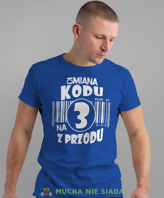 zmiana kodu na 2, 3, 4, 5, 6, 7 z przodu, niebieska męska koszulka urodzinowa, na urodziny, na prezent, fajna koszulka, dla chłopaka, dla męża.jpg