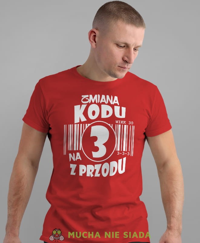 zmiana kodu na 2, 3, 4, 5, 6, 7 z przodu, czerwona męska koszulka urodzinowa, na urodziny, na prezent, fajna koszulka, dla chłopaka, dla męża.jpg