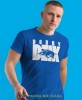 dobry dzik, niebieska koszulka na siłownię, męska koszulka, koszulka sportowa, na sport, gym, na siłownię.jpg
