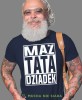Mąż Tata Dziadek, granatowa koszulka męska dla dziadka, na urodziny, na dzień dziadka, na prezent, mucha nie siada, mns sklep.jpg