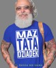 Mąż Tata Dziadek, niebieska koszulka męska dla dziadka, na urodziny, na dzień dziadka, na prezent, mucha nie siada, mns sklep.jpg