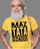Mąż Tata Dziadek, żółta koszulka męska dla dziadka, na urodziny, na dzień dziadka, na prezent, mucha nie siada, mns sklep.jpg