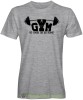 Gym go hard or go home, szara męska koszulka na siłownię koszulka sportowa, crossfit, na siłownię.jpg