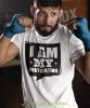 I am my motivation, biała koszulka na siłownię, męska koszulka, koszulka sportowa, crossfit, gym, na siłownię mns.jpg
