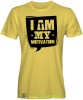 I am my motivation, żółta koszulka na siłownię, męska koszulka, koszulka sportowa, crossfit, gym, na siłownię.jpg