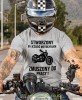 Stworzony by jeździć motocyklem zmuszony do pracy, szara koszulka dla motocyklisty, na motocykl, na prezent dla miłośnika motocykli, motocykl.jpg