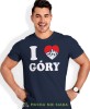 Męska koszulka z nadrukiem - Kocham góry, I love góry - Idealna za wypad w góry, granatowa koszulka z nadrukiem, wycieczka w góry, górska wyprawa, T-shirt do miłośników turystyki górskiej, mucha nie siada koszulki.jpg