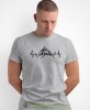 Męska koszulka z nadrukiem - Góry linia życia - Idealna za wypad w góry, szara koszulka z nadrukiem, wycieczka w góry, górska wyprawa, T-shirt do miłośników turystyki górskiej, mucha nie siada koszulki.jpg