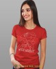 Damska koszulka z nadrukiem - Wlezę wszędzie - Idealna za wypad w góry, czerwona koszulka z nadrukiem, wycieczka w góry, górska wyprawa, T-shirt dla miłośników turystyki górskiej, mucha nie siada koszulki.jpg