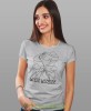 Damska koszulka z nadrukiem - Wlezę wszędzie - Idealna za wypad w góry, szara koszulka z nadrukiem, wycieczka w góry, górska wyprawa, T-shirt dla miłośników turystyki górskiej, mucha nie siada koszulki.jpg