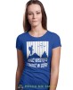 Damska koszulka z nadrukiem - Rzuć wszystko i chodź w góry - Idealna za wypad w góry, niebieska koszulka z nadrukiem, wycieczka w góry, górska wyprawa, T-shirt dla miłośników turystyki górskiej, mucha nie siada koszulki.jpg