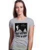 Damska koszulka z nadrukiem - Rzuć wszystko i chodź w góry - Idealna za wypad w góry, szara koszulka z nadrukiem, wycieczka w góry, górska wyprawa, T-shirt dla miłośników turystyki górskiej, mucha nie siada koszulki.jpg