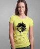 Damska koszulka z nadrukiem - Kompas góry  - Idealna za wypad w góry, żółta koszulka z nadrukiem, wycieczka w góry, górska wyprawa, T-shirt dla miłośników turystyki górskiej, mucha nie siada koszulki.jpg