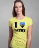 Damska koszulka z nadrukiem - Kocham Tatry, I love Tatry - Idealna na wypad w góry, żółta koszulka z nadrukiem, wycieczka w góry, górska wyprawa, T-shirt dla miłośników turystyki górskiej, mucha nie siada koszulki.jpg