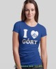 Damska koszulka z nadrukiem - Kocham góry, I love góry - Idealna na wypad w góry, niebieska koszulka z nadrukiem, wycieczka w góry, górska wyprawa, T-shirt dla miłośników turystyki górskiej, mucha nie siada koszulki.jpg