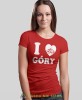 Damska koszulka z nadrukiem - Kocham góry, I love góry - Idealna na wypad w góry, czerwona koszulka z nadrukiem, wycieczka w góry, górska wyprawa, T-shirt dla miłośników turystyki górskiej, mucha nie siada koszulki.jpg