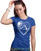 Damska koszulka z nadrukiem - Góry kompas serce - Idealna za wypad w góry, niebieska koszulka z nadrukiem, wycieczka w góry, górska wyprawa, T-shirt dla miłośników turystyki górskiej, mucha nie siada koszulki.jpg