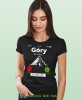 Damska koszulka z nadrukiem - Góry dzwonią muszę iść - Idealna za wypad w góry, czarna koszulka z nadrukiem, wycieczka w góry, górska wyprawa, T-shirt dla miłośników turystyki górskiej, mucha nie siada koszulki.jpg