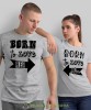 Born to love her Born to love him, szare koszulki dla par, dla męża, dla żony, dla chłopaka, dla dziewczyny, dla zakochanych, dla par, walentynki, fajne koszulki, t-shirty dla par, mucha nie siada, mns.jpg