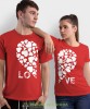 LOVE serca, czerwone koszulki dla par, dla męża, dla żony, dla chłopaka, dla dziewczyny, dla zakochanych, dla par, walentynki, fajne koszulki, t-shirty dla par, mucha nie siada, mns.jpg