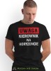 Uwaga kierownik na horyzoncie, czarna męska koszulka z nadrukiem, koszulka na prezent, śmieszna koszulka, koszulka z zabawnym nadrukiem, fajna koszulka, dla chłopaka, dla męża, mucha nie siada, mns.jpg