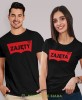 Zajęty Zajęta, czarne koszulki dla par, dla męża, dla żony, dla chłopaka, dla dziewczyny, dla zakochanych, dla par, walentynki, fajne koszulki, t-shirty dla par, mucha nie siada, mns.jpg