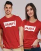 Zajęty Zajęta, czerwone koszulki dla par, dla męża, dla żony, dla chłopaka, dla dziewczyny, dla zakochanych, dla par, walentynki, fajne koszulki, t-shirty dla par, mucha nie siada, mns.jpg