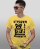 Miś 20 30 40 50 60 70 80 lat bycia niesamowitym, żółta męska koszulka urodzinowa, na urodziny, na prezent, fajna koszulka, dla chłopaka, dla męża, mucha nie siada, mns.jpg