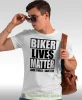 Biker lives matter look twice save life, biała męska koszulka, koszulka dla motocyklisty, koszulki na motocykl, koszulka na motocykl, męska koszulka na motocykl na prezent dla miłośnika motocykli.webp