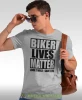 Biker lives matter look twice save life, szara męska koszulka, koszulka dla motocyklisty, koszulki na motocykl, koszulka na motocykl, męska koszulka na motocykl na prezent dla miłośnika motocykli.webp