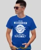 Jestem  mechanikiem a Ty jaką masz supermoc, niebieska męska koszulka, prezent dla mechanika, koszulka z nadrukiem dla mechanika, koszulka dla mechanika, koszulki dla mechanika, mucha niesiada, mns.webp