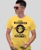 Jestem  mechanikiem a Ty jaką masz supermoc, żółta męska koszulka, prezent dla mechanika, koszulka z nadrukiem dla mechanika, koszulka dla mechanika, koszulki dla mechanika, mucha niesiada, mns.webp