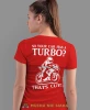 So your car has a turbo, czerwona damska koszulka, koszulka motocyklowa, koszulka dla motocyklistki, damska koszulka na motocykl, dla miłośniczki motocykli, mucha nie siada sklep.webp