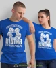 Husband and wife Riding partners for life, niebieska koszulki dla par, dla motocyklistów, na motocykl, dla motocyklisty, dla motocyklistki, koszulkimotocyklowe, dla par, mucha nie siada, mns.webp