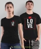 Love Love, czarne koszulki dla par, dla męża, dla żony, dla chłopaka, dla dziewczyny, dla zakochanych, dla par, walentynki, fajne koszulki, t-shirty dla par, mucha nie siada, mns.webp