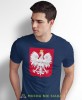 Godło Polski, granatowa męska koszulka z nadrukiem, koszulka patriotyczna, koszulki z grafiką patriotyczną, dla mężczyzny, koszulki patriotyczne, koszulka Polska, koszulki Polska.jpg