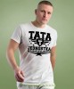 Tata jednostka do zadań specjalnych - koszulka dla taty na dzień ojca lub urodziny biała