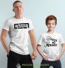 przystojniak po tatusiu białe koszulki dla taty i syna.jpg