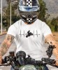 heartbeats biker biała koszulka motocyklowa motocykl motocyklista.jpg