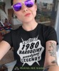narodziny prawdziwej legendy czarna damska koszulka urodzinowa z nadrukiem na urodziny.jpg